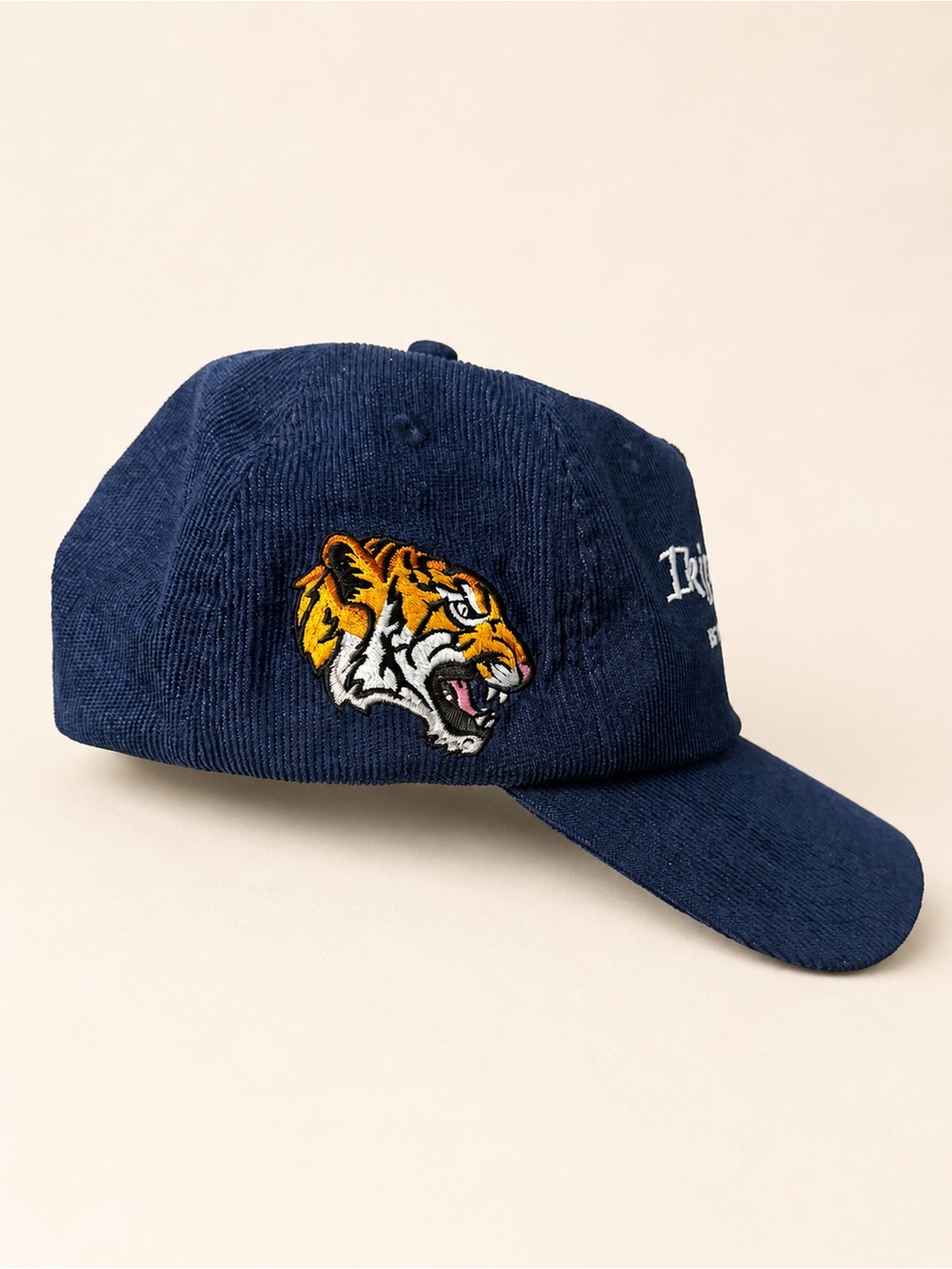 Ikigai Cases District of Columbia Navy Corduroy Tiger Snapback Hat - Picture 2 of 5